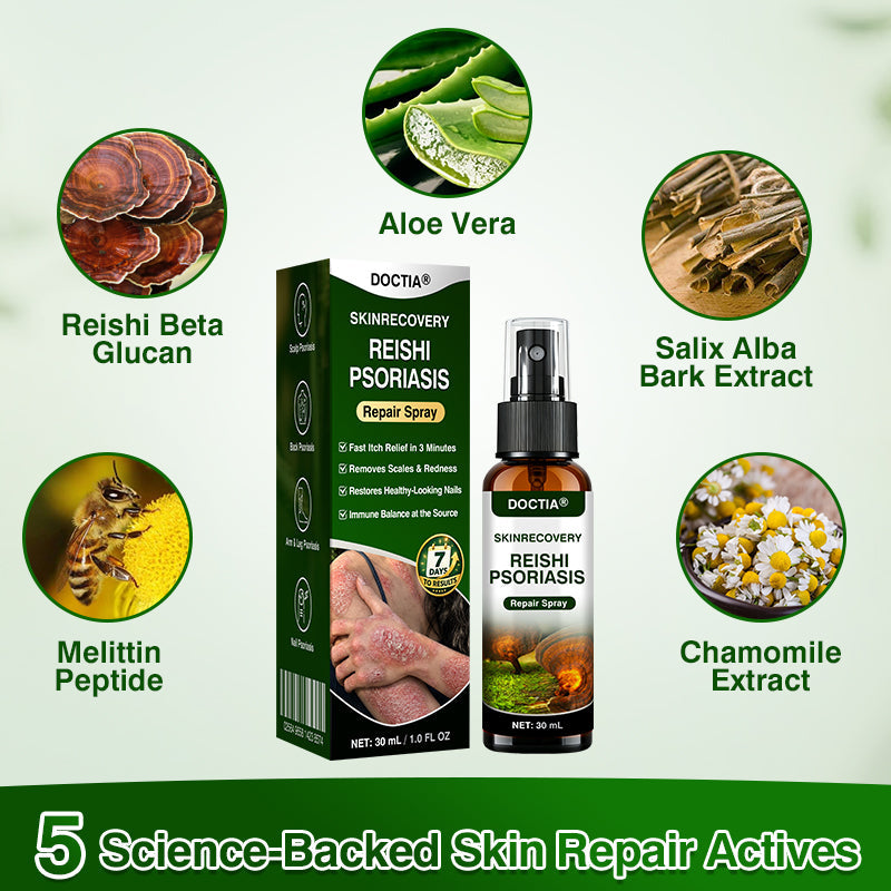 🇦🇺🏅🛡️✅DOCTIA® SkinRecovery Reishi Psoriasis Repair Spray