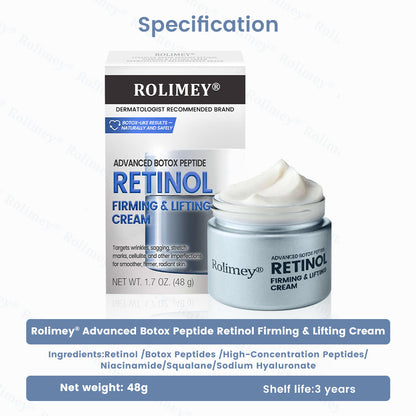🇦🇺💎Rolimey® Advanced Botox Peptide Retinol Firming & Lifting Cream⏰LAST DAY 80% OFF