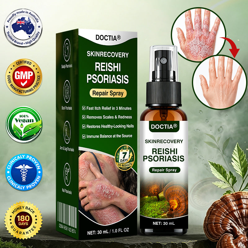 🇦🇺🏅🛡️✅DOCTIA® SkinRecovery Reishi Psoriasis Repair Spray
