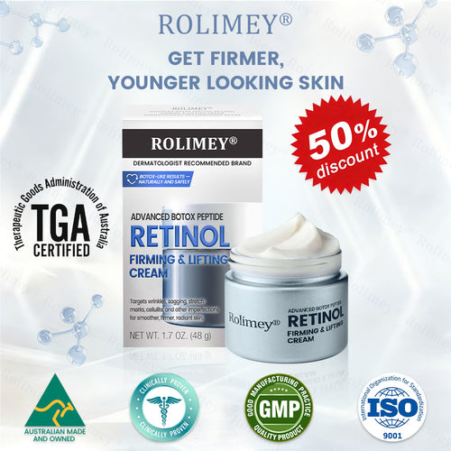 🇦🇺💎Rolimey® Advanced Botox Peptide Retinol Firming & Lifting Cream⏰LAST DAY 80% OFF