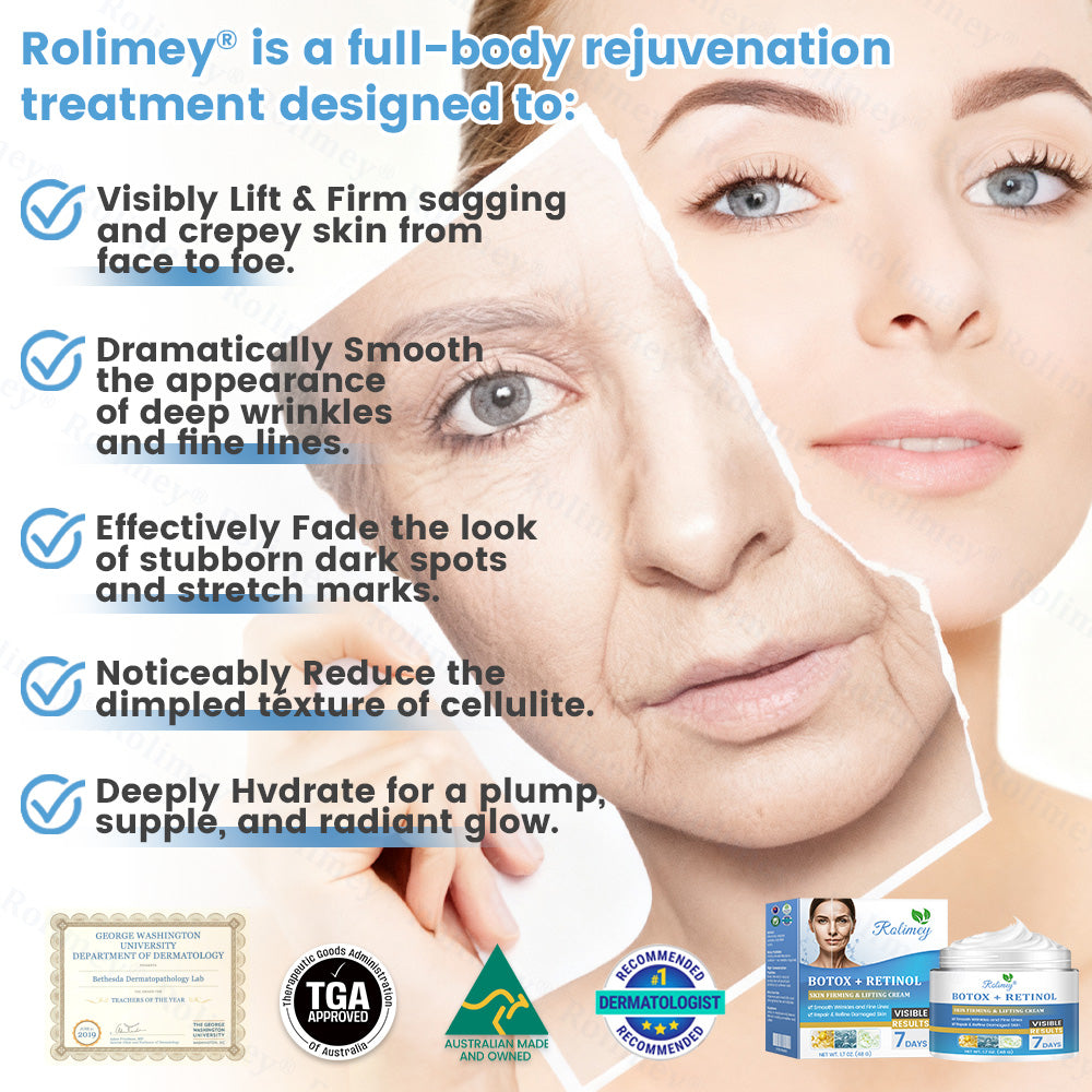 🇦🇺🎁Rolimey® Botox + Retinol Skin Firming & Lifting Cream⏰For Aging issues