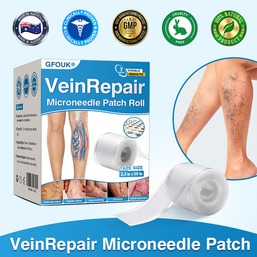 🇦🇺✅👨‍⚕️🫶GFOUK® VeinRepair Microneedle Patch Roll⚡Instant Relief, Long-Term Results